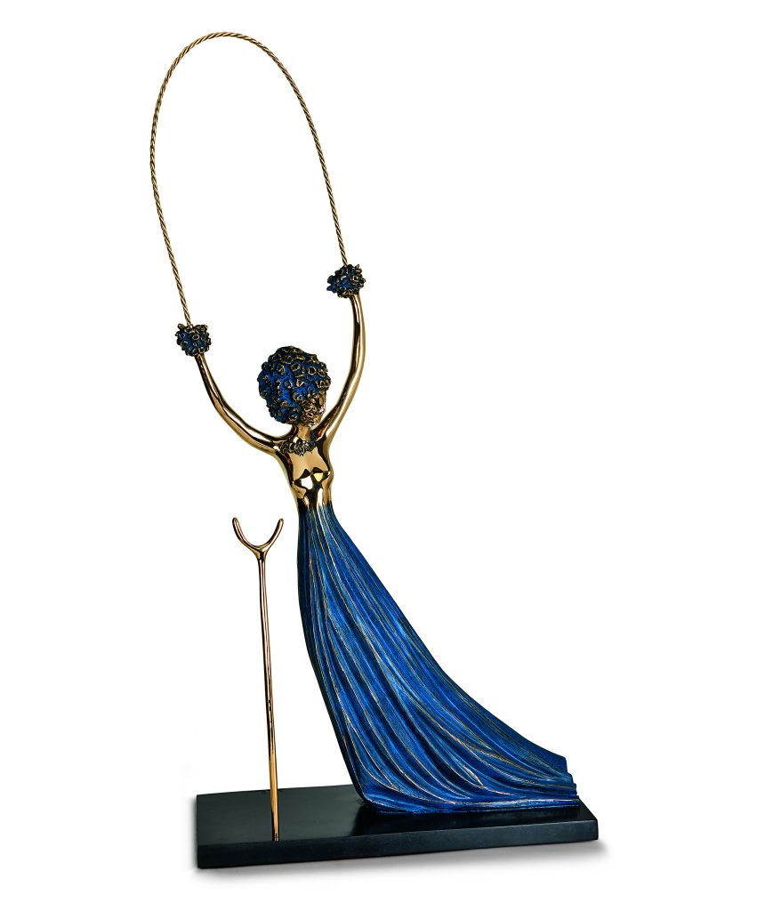 Salvador Dali sculpture "Alice in Wonderland"