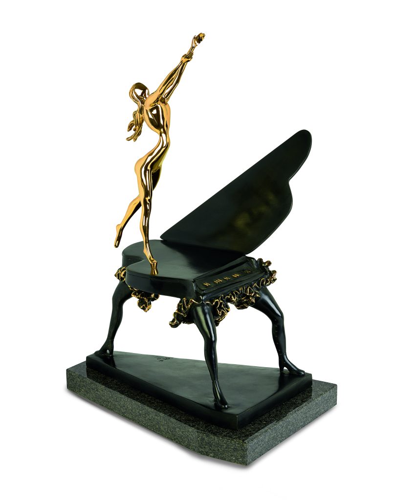Dali authentic limited edition bronze "Surrealist Piano"