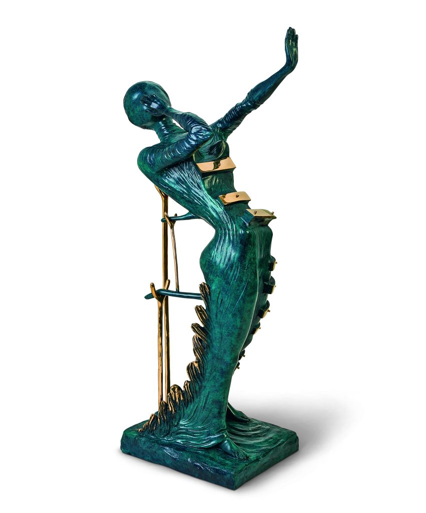 Salvador Dali sculpture in limited edition "Woman Alfame"